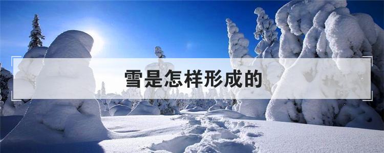 雪是怎样形成的