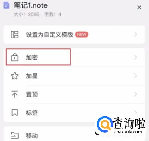 有道云笔记APP如何给笔记加密