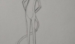 如何画粉红豹简笔画