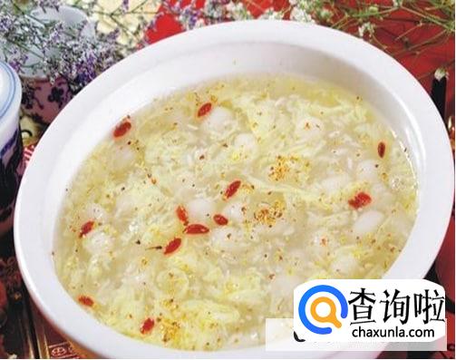 桂花酒酿小元宵的汤热量高不高