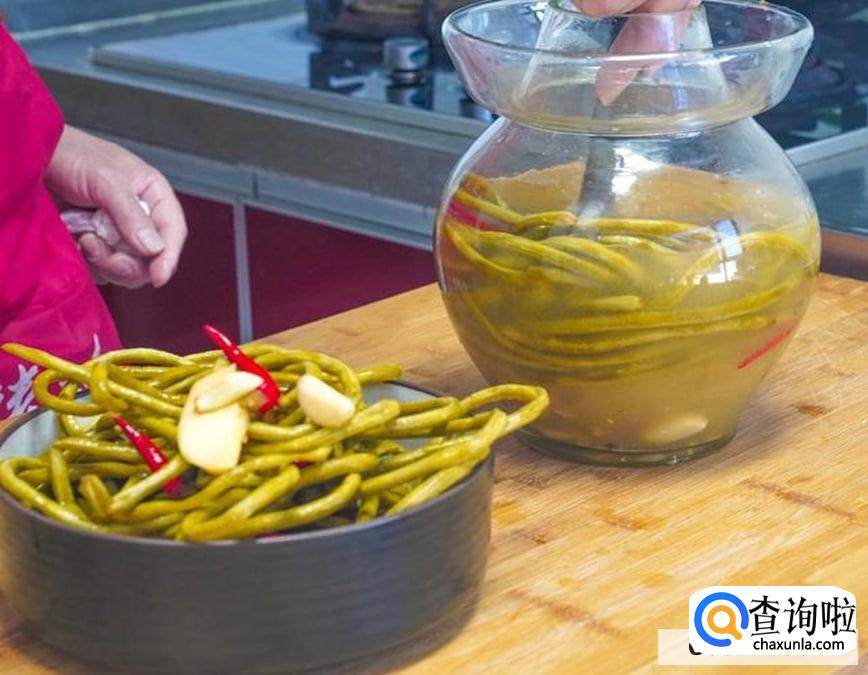 怎么腌制酸豆角