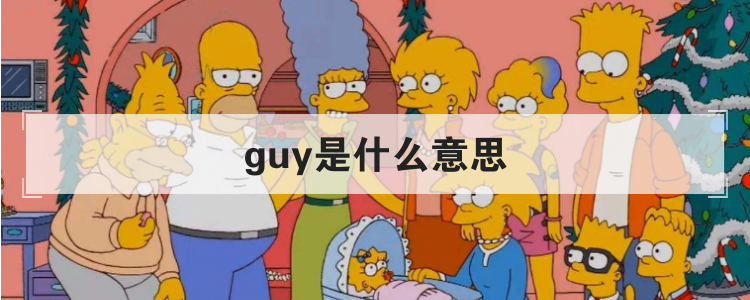 guy是什么意思