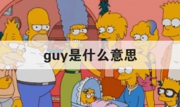 guy是什么意思