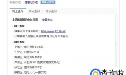 上海健康证网址怎么查