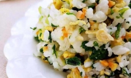 如何做青菜蛋炒饭？