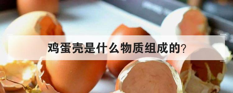 鸡蛋壳是什么物质组成的