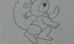 简笔画(17)——用数字06画可爱的小松鼠