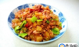 肉末炒榨菜的做法