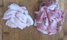 如何做盖菜炒肉？