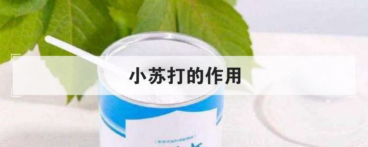 小苏打的作用