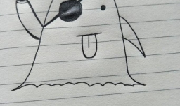 如何画一只可爱的幽灵