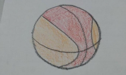 如何画篮球简笔画