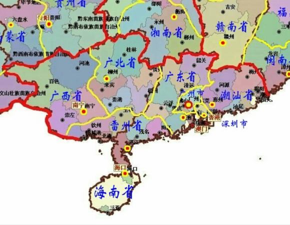 华南地区包括哪几个省