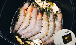 基围虾用空气炸锅炸多久