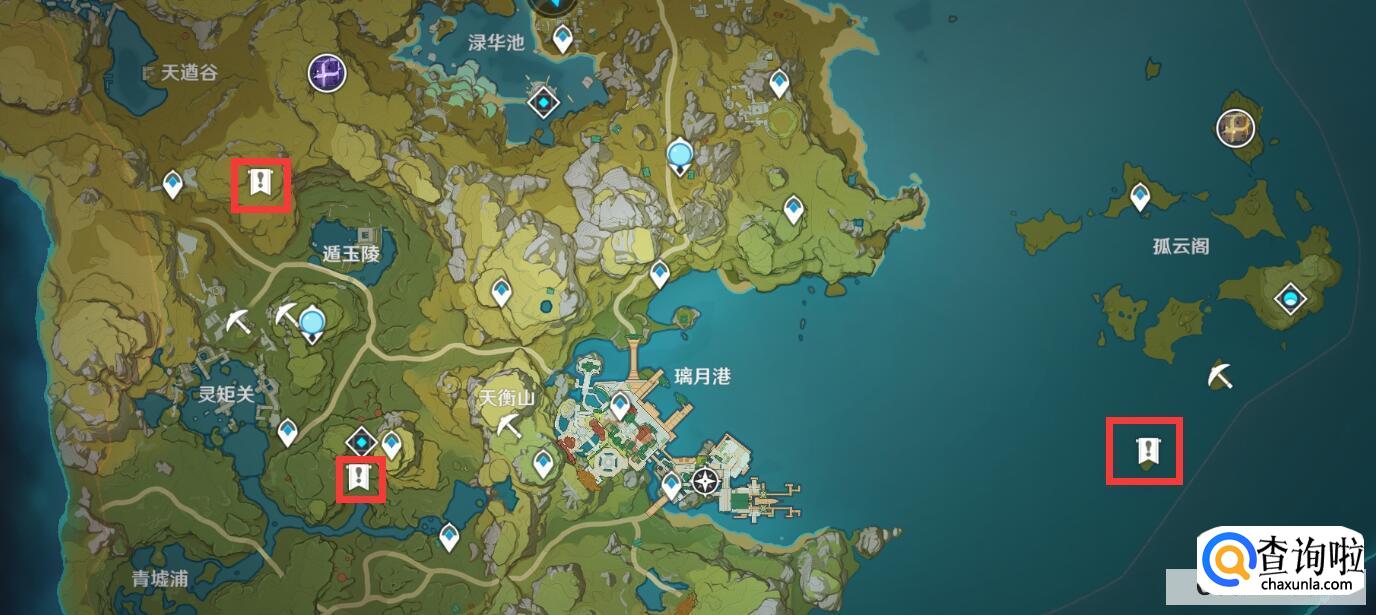 原神灵龛位置图