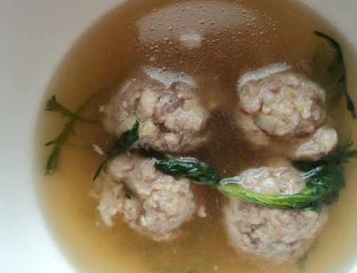 猪肉丸子汤的做法