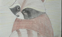 彩铅小狸猫的画法