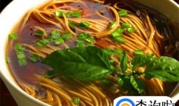 美味酱油面的制作