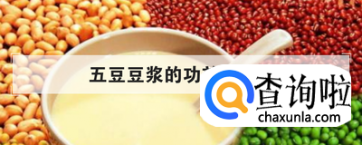 五豆豆浆的功效与作用