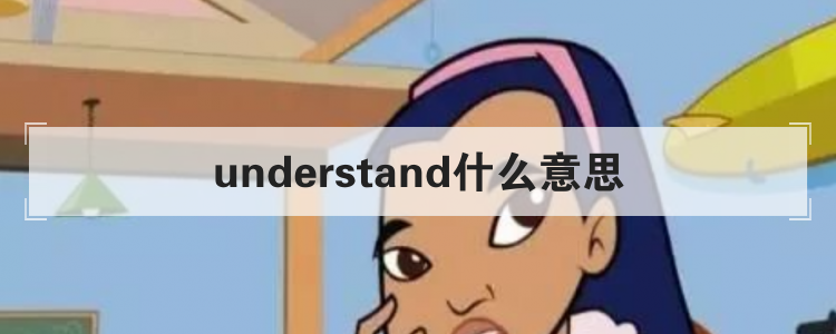 understand什么意思