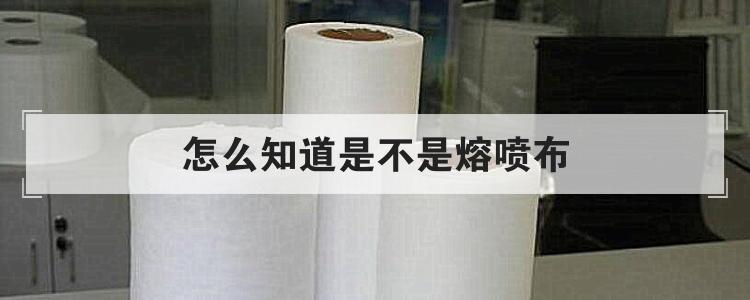 怎么知道是不是熔喷布