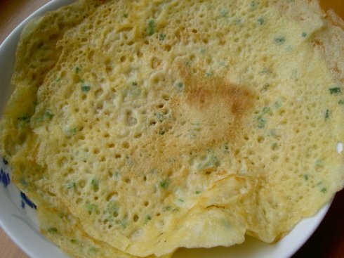 稀面薄饼的做法