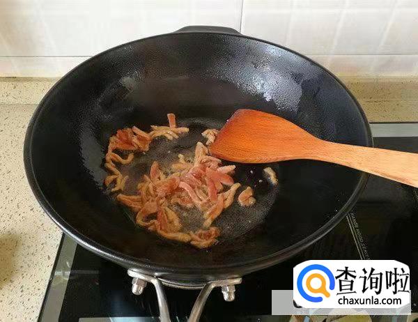 四季豆炒肉的做法