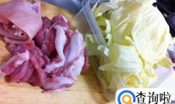 猪肉炖白菜的做法