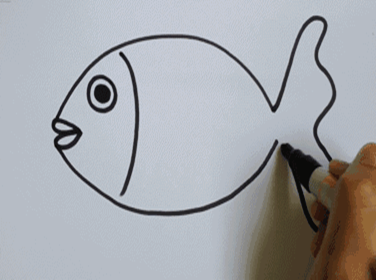 鱼简笔画