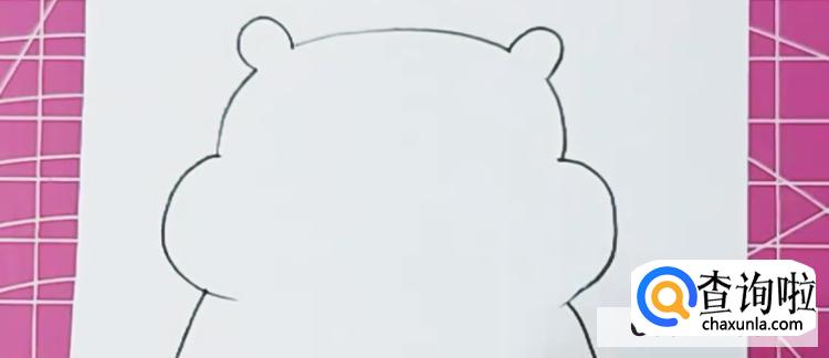 简笔画仓鼠教程