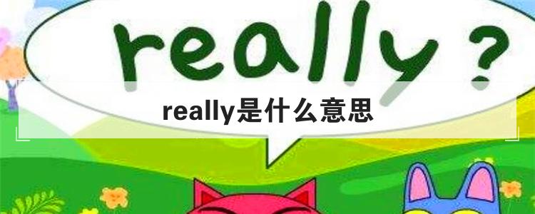 really是什么意思