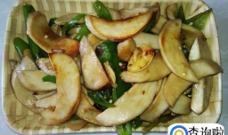 杏鲍菇炒尖椒的做法