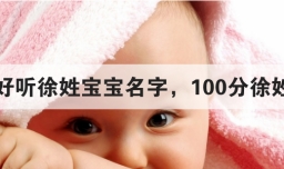 独特好听徐姓宝宝名字，100分徐姓名字