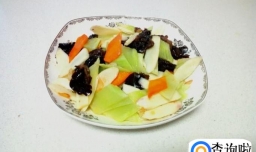 莴笋炒木耳山药的家产做法