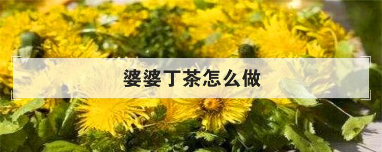婆婆丁茶怎么做