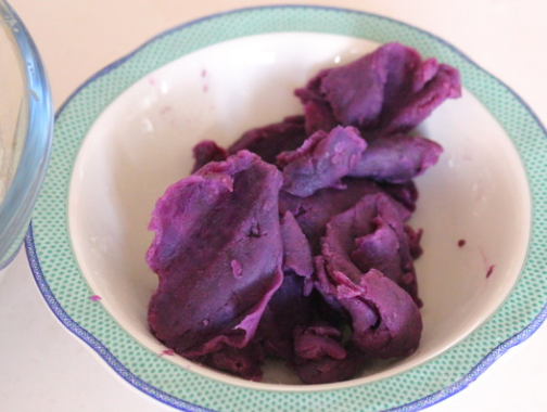 紫薯地瓜丸子的做法