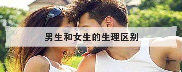 男生和女生的生理区别