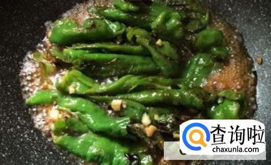 虎皮青椒的制作方法br