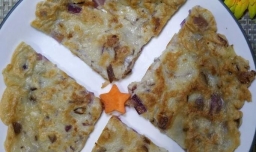 怎样做美味的香菇洋葱煎饼？