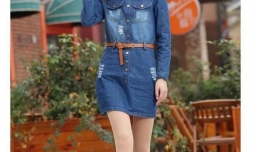 牛仔连衣裙搭配什么鞋