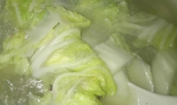 娃娃菜豆腐排骨汤