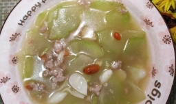 如何做美味的百合佛手瓜肉末汤？