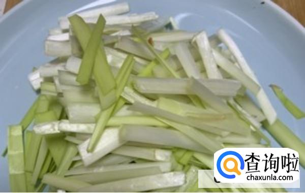 韭黄肉丝