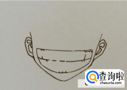 路飞简笔画步骤