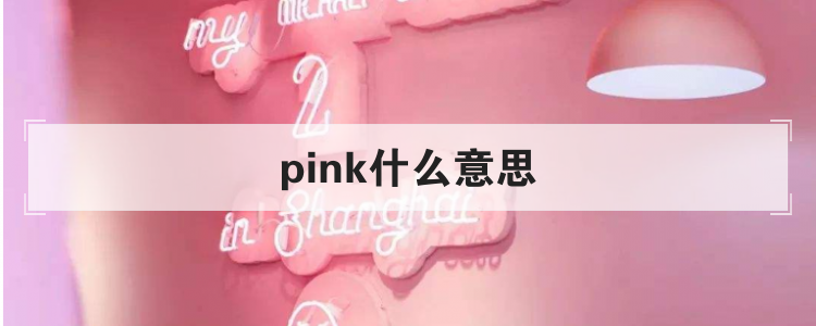 pink什么意思