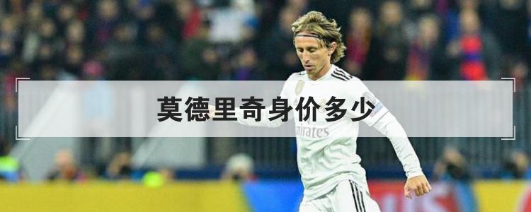 莫德里奇身价多少