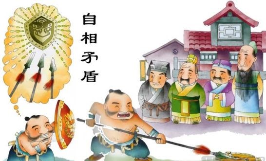 自相矛盾的故事主要讲了什么