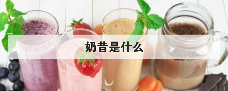 奶昔是什么