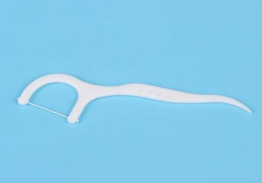 牙线棒的使用方法