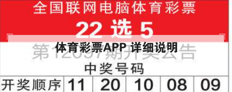 体育彩票APP 详细说明